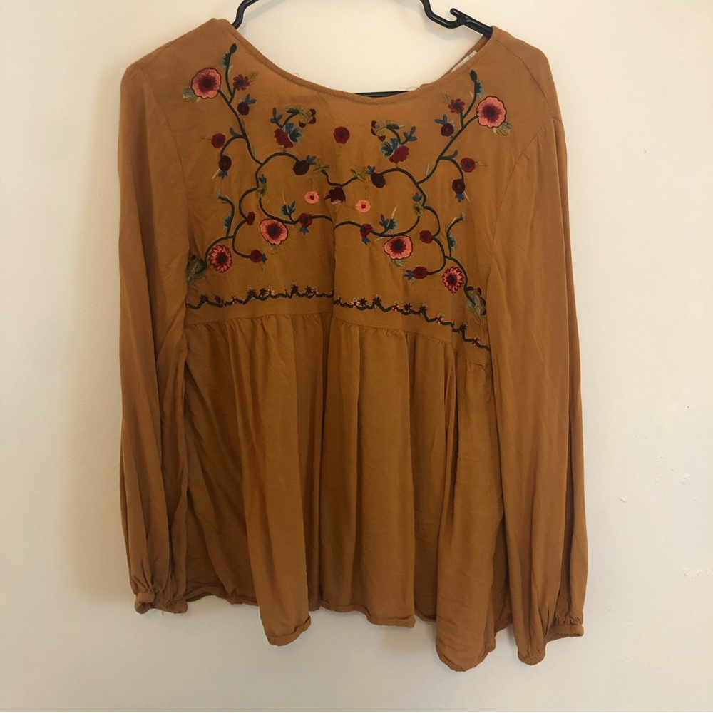 Mustard blouse
